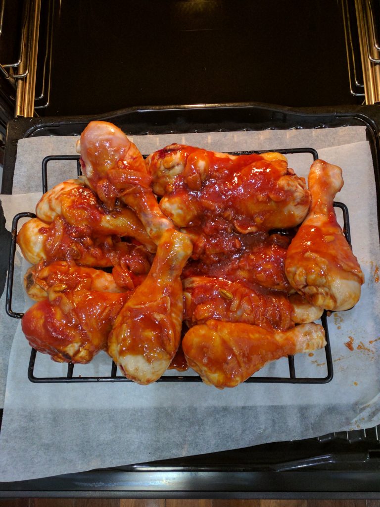 Honey Spiced Chicken in Miele Oven Kitchen Gadget Lover